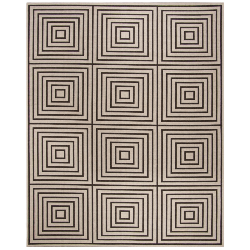 Tapis géométrique Allenspark 100 Performance, Rectangle 9 pi x 12 pi