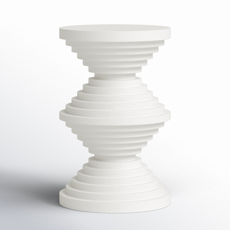 Table d'appoint Retford, Blanc