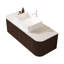 Meuble-lavabo de salle de bain 48 po avec lavabo, armoire de rangement murale à bords arrondis avec 2 tiroirs, lavabo rectangulaire en céramique blanc, sans robinet, pré-assemblé-1506398113
