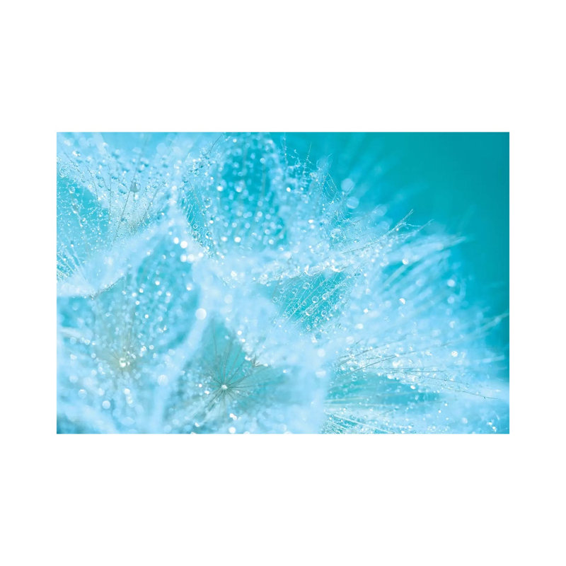 Aqua Sparkles - Wrapped Canvas Print, 101.6 cm H x 66.04 cm W x 1.91 cm D