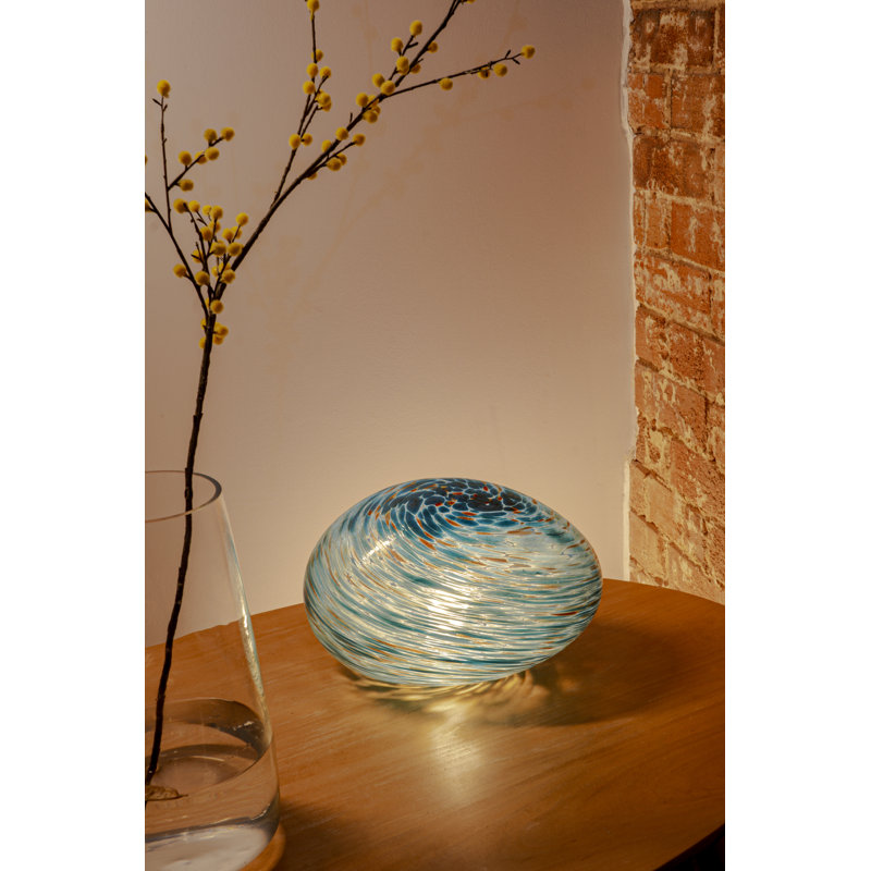 Baisden Glass Globe Lamp, Ancient Turquoise
