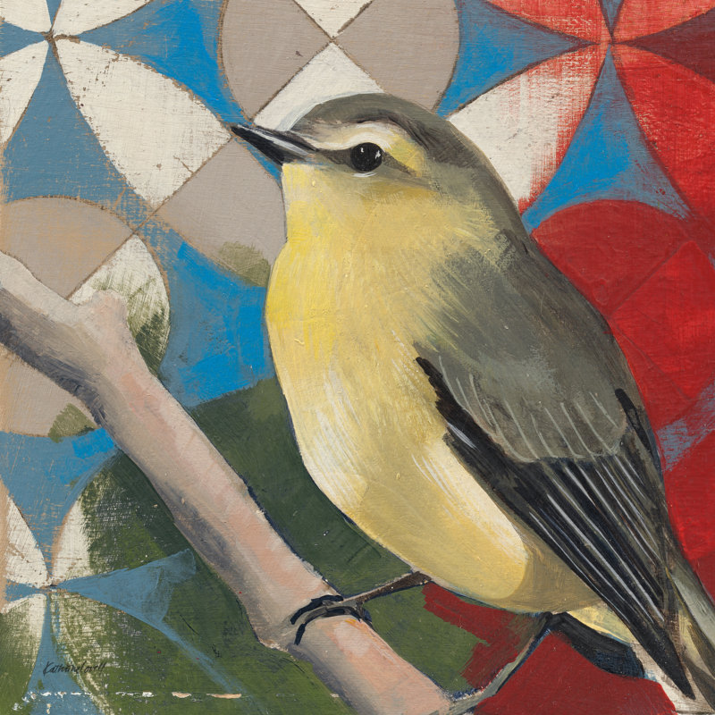 Philadelphia Vireo, H 12 po x l 12 po, Non, Toile tendue