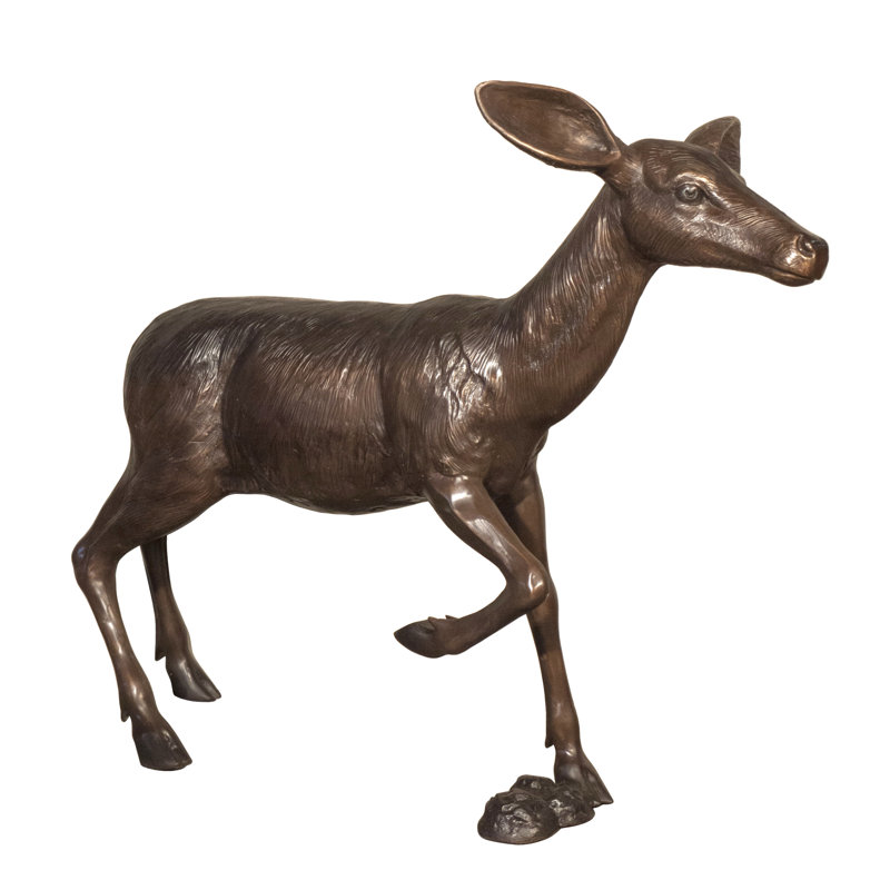 Drumsill Animals Weather Resistant Metal Garden Statue