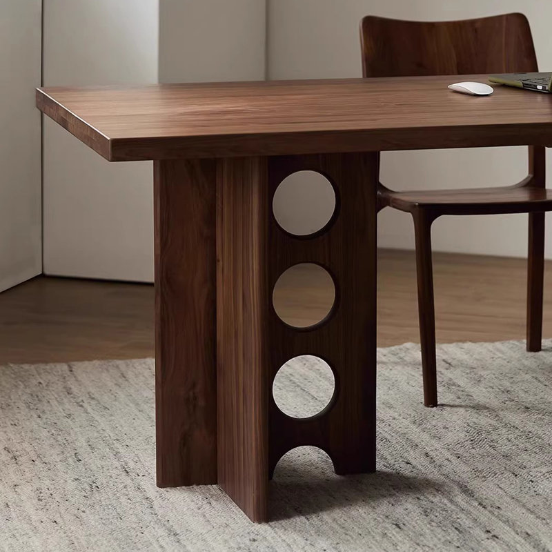 Nordic rectangular dining table, 29.53"H x 62.99"L x 31.5"W