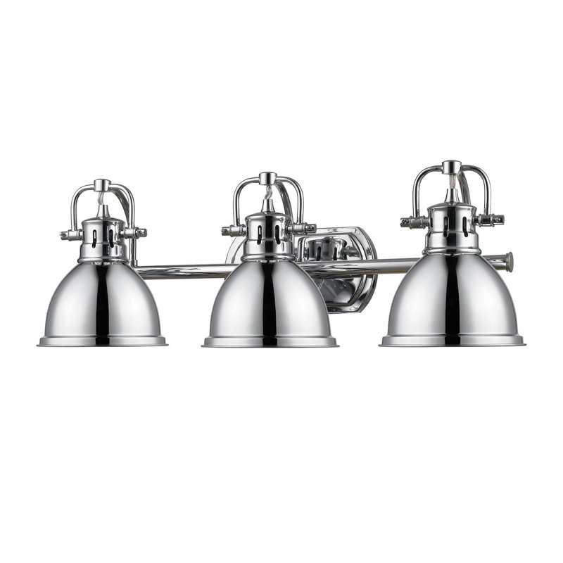 Drakeford Dimmable Vanity Light, Chrome, Chrome