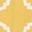 Tapis doré / ivoire en laine touffeté à la main à motif géométrique Cannen-2138510568