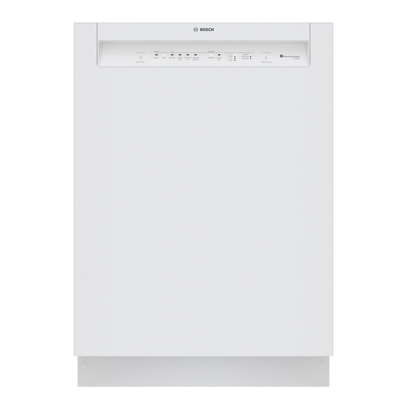 24" White Built-In Dishwasher with Smart Control
