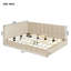 Full Upholstered Daybed/Sofa Bed Frame, Velvet-955540351