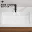 Undermount Rectangular Ceramic Sink