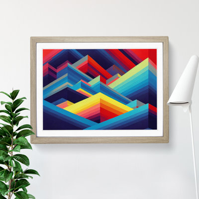 Uplifting Abstract Art - Framed Print