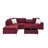 Ilish Upholstered L-Shaped Sectional Reversible-976916902