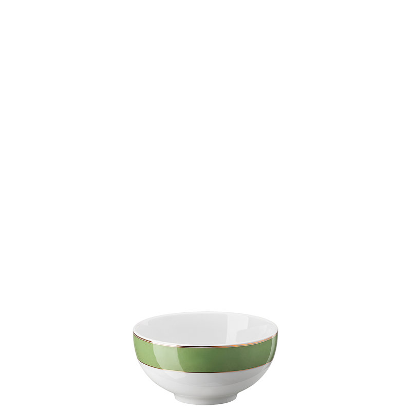 Swarovski Signum - Rice Bowl L 4 3/4 In X W 4 3/4 In X H 2 1/4 In Azure Blue, Green
