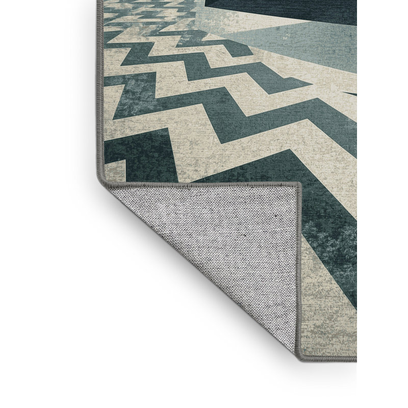 Tapis rétro lavable à la machine pour divertissement et culture pop, 2 pi x 3 pi