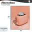 Giclée encadrée Disco Toast over Orange, design par Lish Creative-130746802-130746804