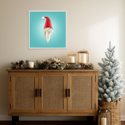 Santas Cream by Artem Pozdniakov Framed Canvas Wall Art Print