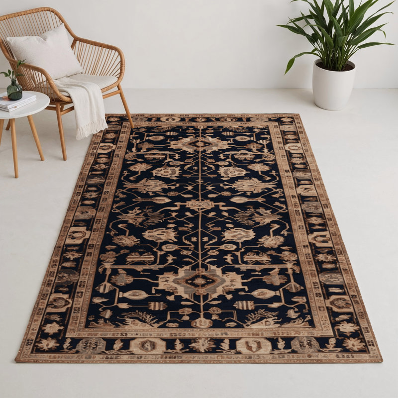 Tapis turc intérieur et extérieur gris, Rectangle 9 pi x 12 pi