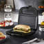 GEEPAS 1.8L Kettle 2 Slice Toaster Panini Grill & 9.2L Digital Air Fryer Combo Kitchen Set | Cordless Stainless Steel Jug Kettle | Bread Toaster 6 Browning Levels | Air Fryer for Oil Fat Free Cooking