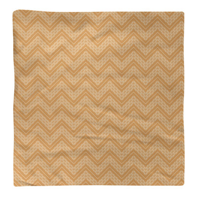 Serviette en coton à motif à chevrons à la main Stephenie