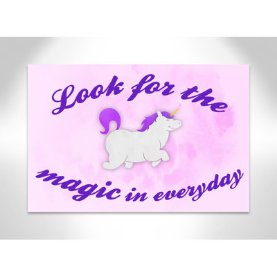Décoration murale licorne magique pour enfants