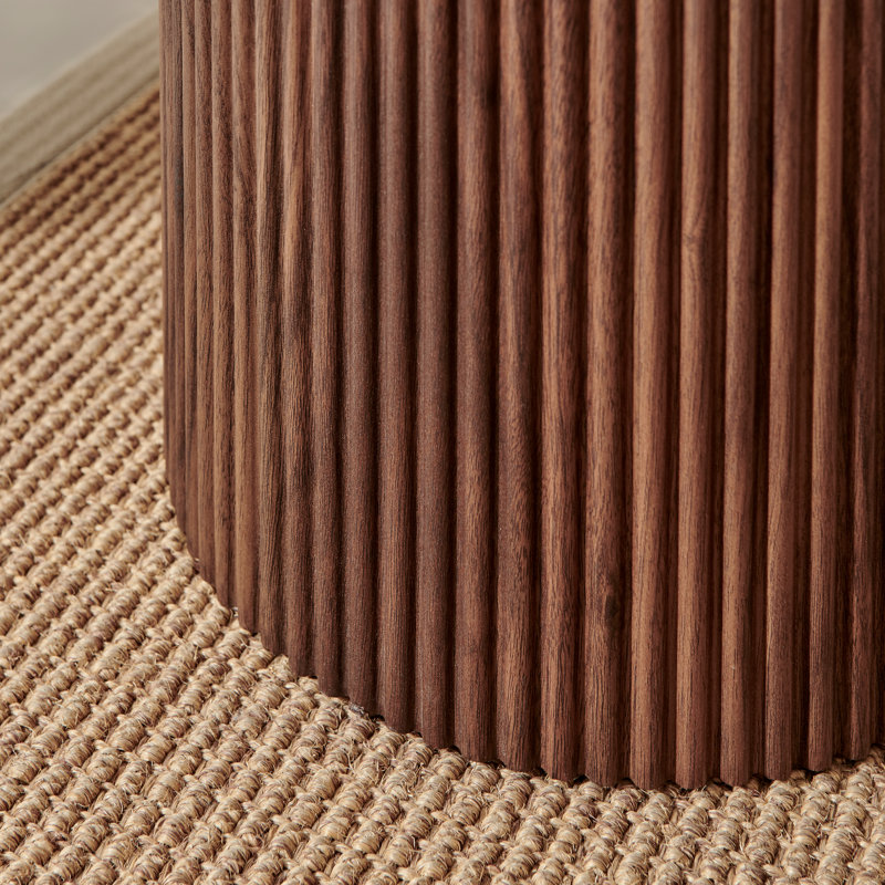 Tamorion Pedestal End Table, Walnut