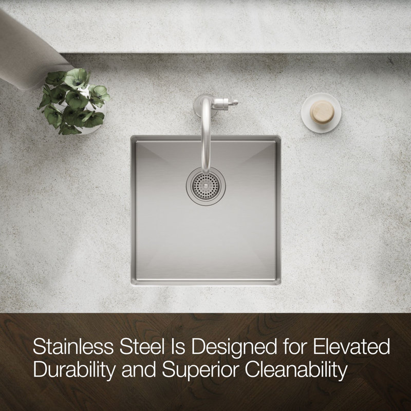 Strive 18-1/4 In. Undermount Single-Bowl Bar Sink