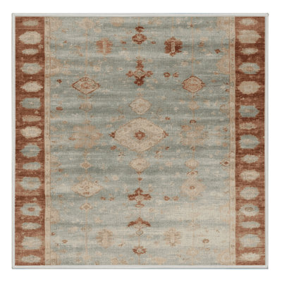 Machine Washable Overdyed Beige Area Rug