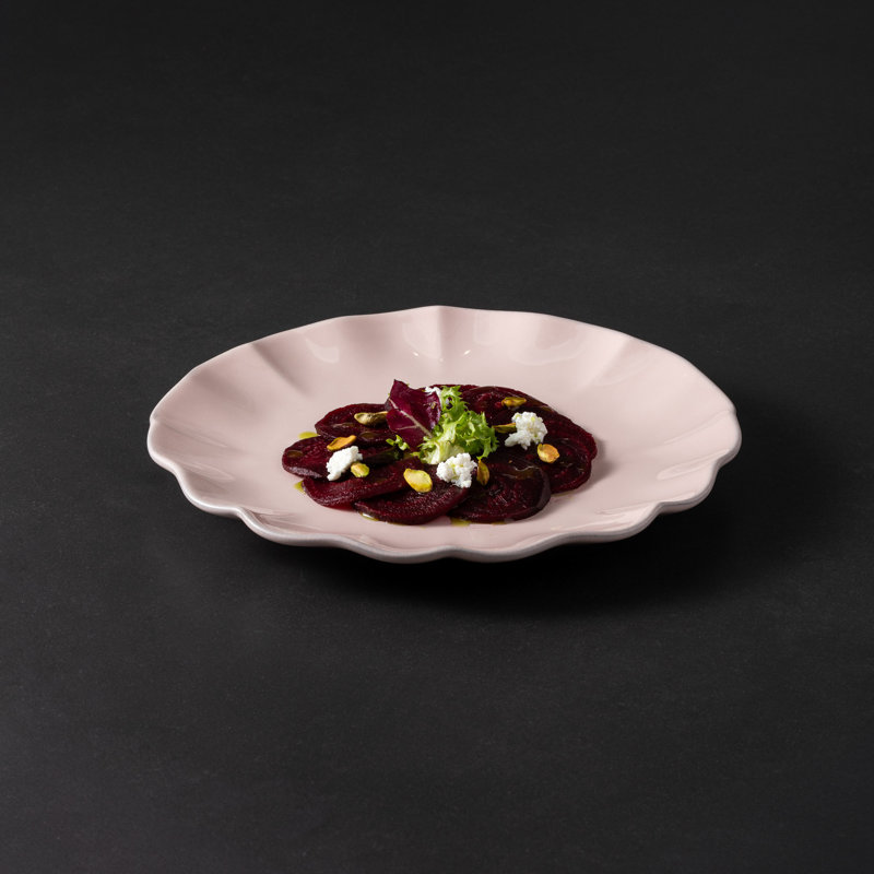 Rosa Handmade Stoneware Dinner Plate