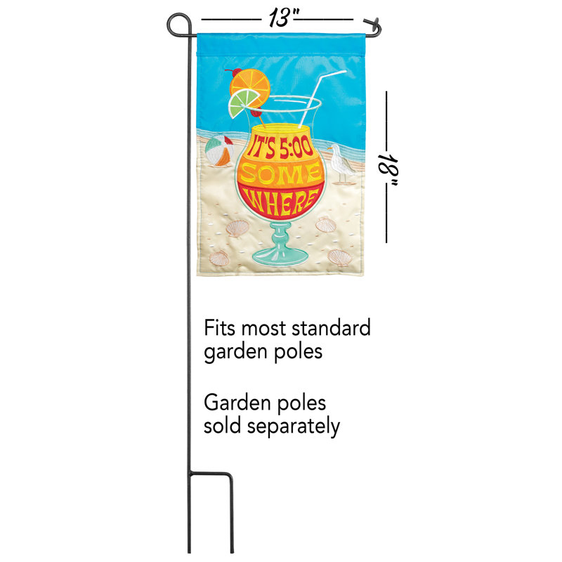 Drapeau de jardin 2 pi Swan Hill