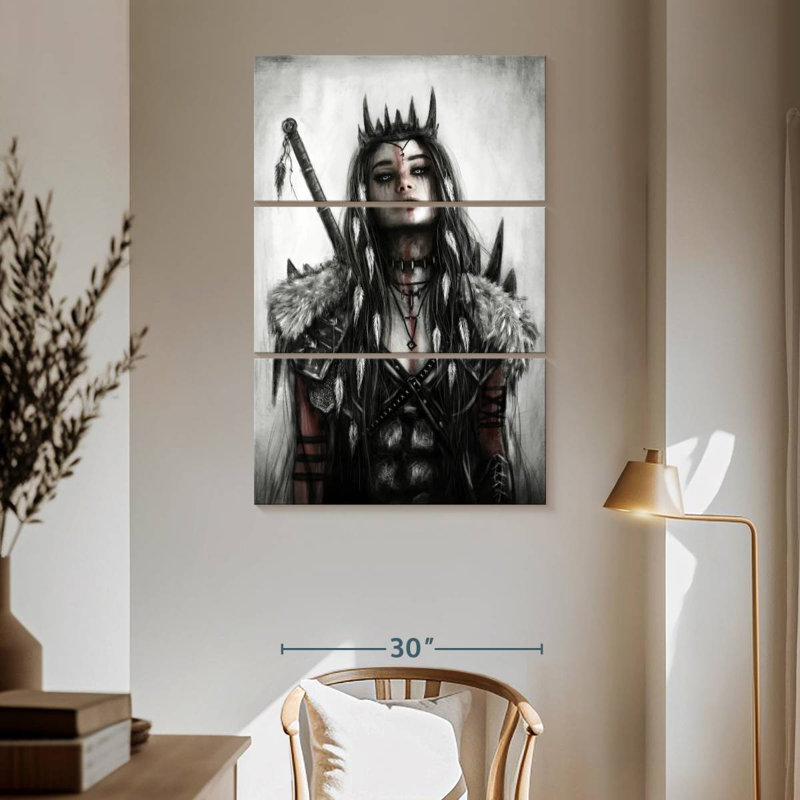 Leisha Wild, 65" H x 42" W