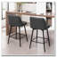 Tabourets de bar pivotants en similicuir-628948779