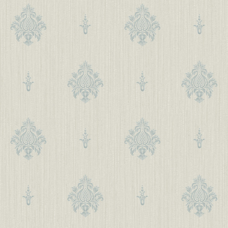 Palazzo 2 Collection Italian Motif Wallpaper Roll, Blue