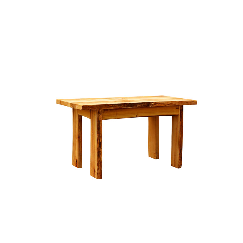 Table de salle à manger en bois Raphael, Teinture cèdre, H 30 po x L 70 po x l 28 po