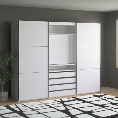 Branchburg 2 Door Manufactured Wood Wardrobe