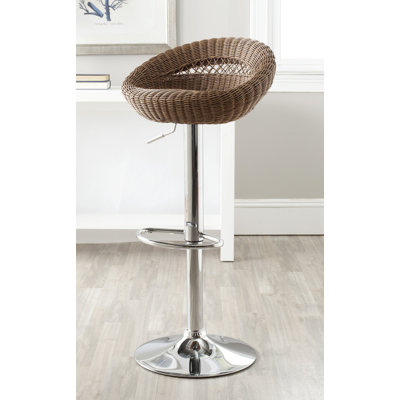 Zeba Swivel Adjustable Height Counter Stool