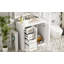 Ensemble de meuble-lavabo 36 po avec lavabo en céramique, armoire de rangement en bois massif, ensemble de meuble-lavabo autoportant avec 3 tiroirs et portes à fermeture douce-126234005