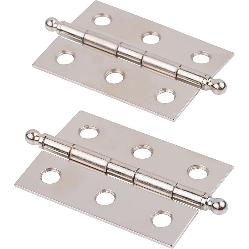 Charnières plaquées avec embouts sphériques, Nickel
