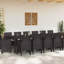 Ensemble repas 15 pièces vidaXL
