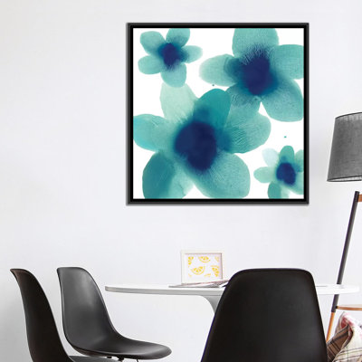 « aqua fleuris ii », reproduction sur toile