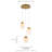 Paget 3 - Light Gold LED Pendant