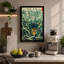 Tiger In Tall Grass Botanical - Print-136730429-136730430