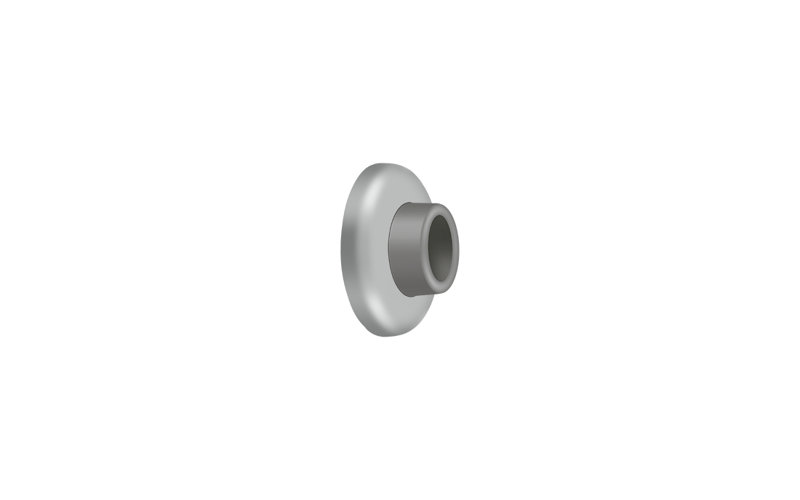 Door Stop, Brushed Chrome