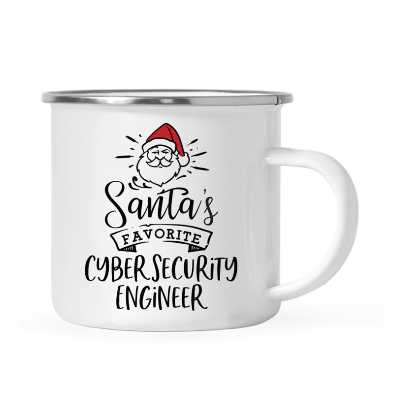 Tasse de camping militaire Yunus Santa's Favorite, Ingénieur en cybersécurité
