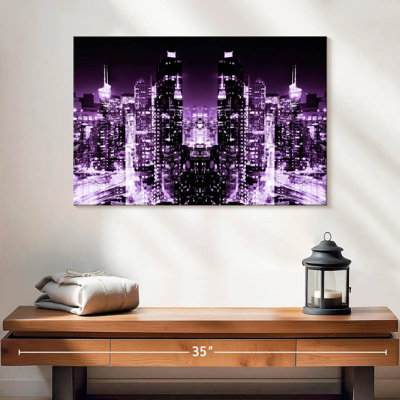 Ravi NYC Reflection - Night Skyline III