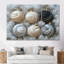 Tourbillon de menthe poivrée doré et noir - ensemble de décorations murales de Noël-107194112-107194114