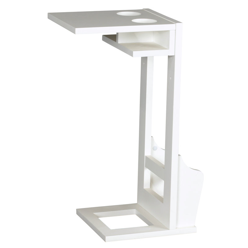 Table de bout Cafferata, Blanc