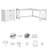 Ozro L-Shaped Executive Desk with 2-Drawer File Cabinet-1923929796