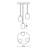Darval 3 - Light White Cluster Pendant