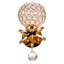 1-Light Crystal Global Armed Sconce-102030316