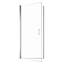 Porte de douche pivotante semi-sans cadre-127317853