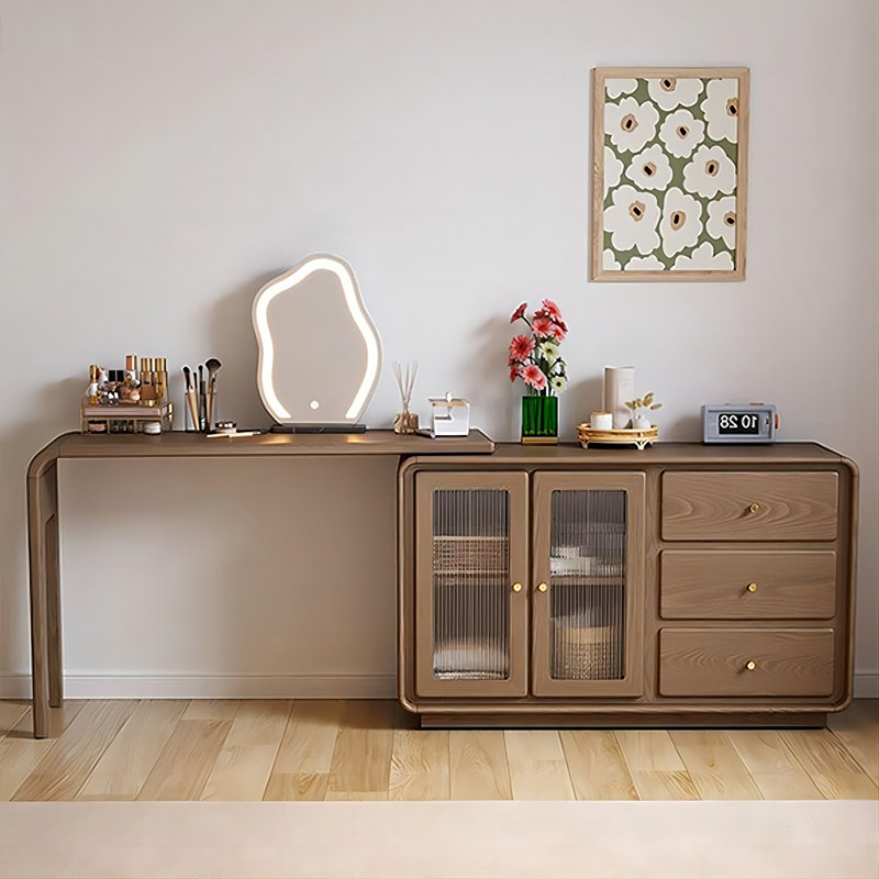 Makeup Vanity with Light mirror,3 drawers